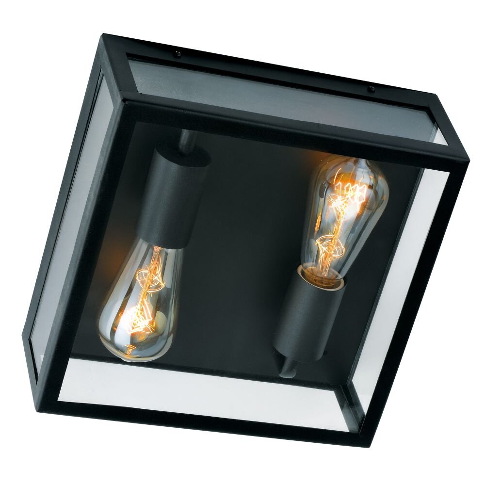 KS Erlichting Stanford Vägglampa Svart, 1-ljuskällor main product photo