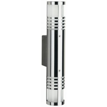 Albert Lampor 206 Utomhusbelysning, vägglampa utomhus Rostfritt stål, 2-ljuskällor