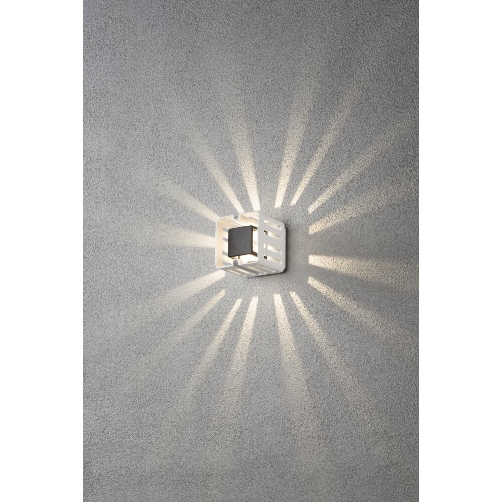 Konstsmide Lampor Pescara Vägglampa LED Vit, 1-ljuskällor main product photo