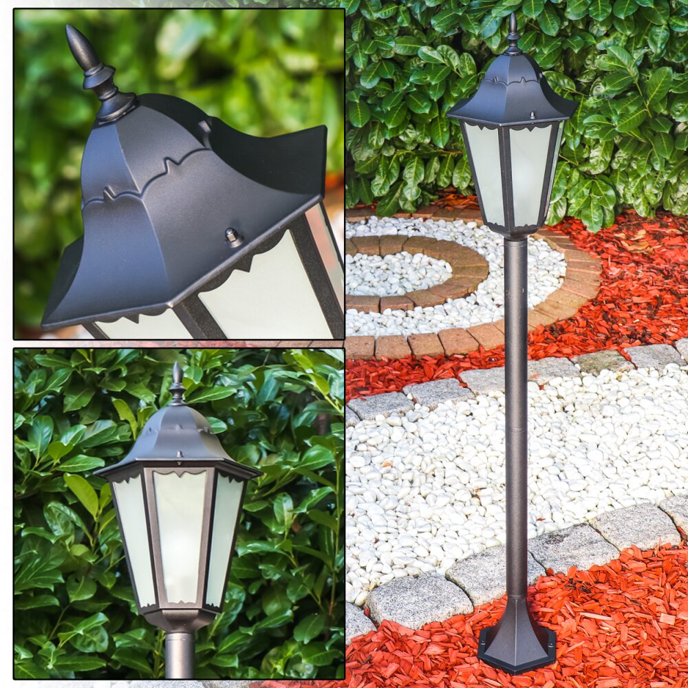 Hongkong Golvlampa, gångvägslampa Svart, 1-ljuskällor main product photo