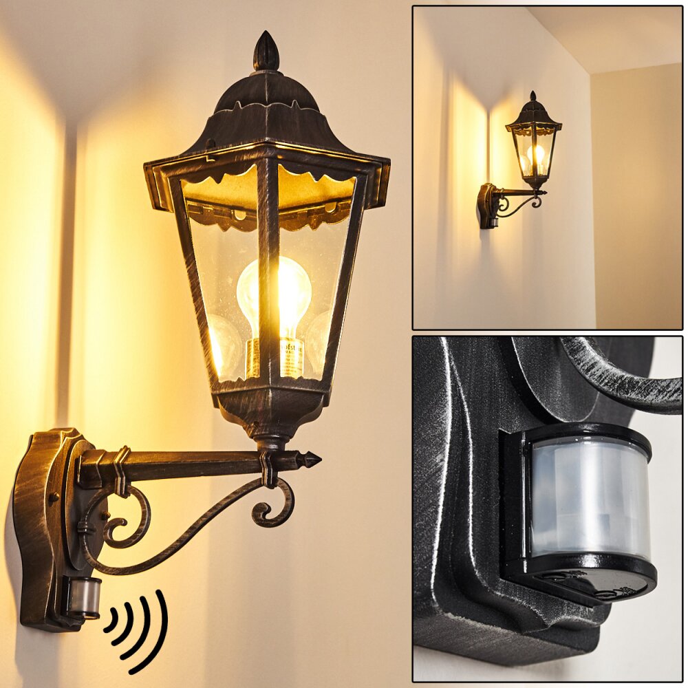 Lignac Vägglampa Svart, Silver, 1-ljuskällor main product photo