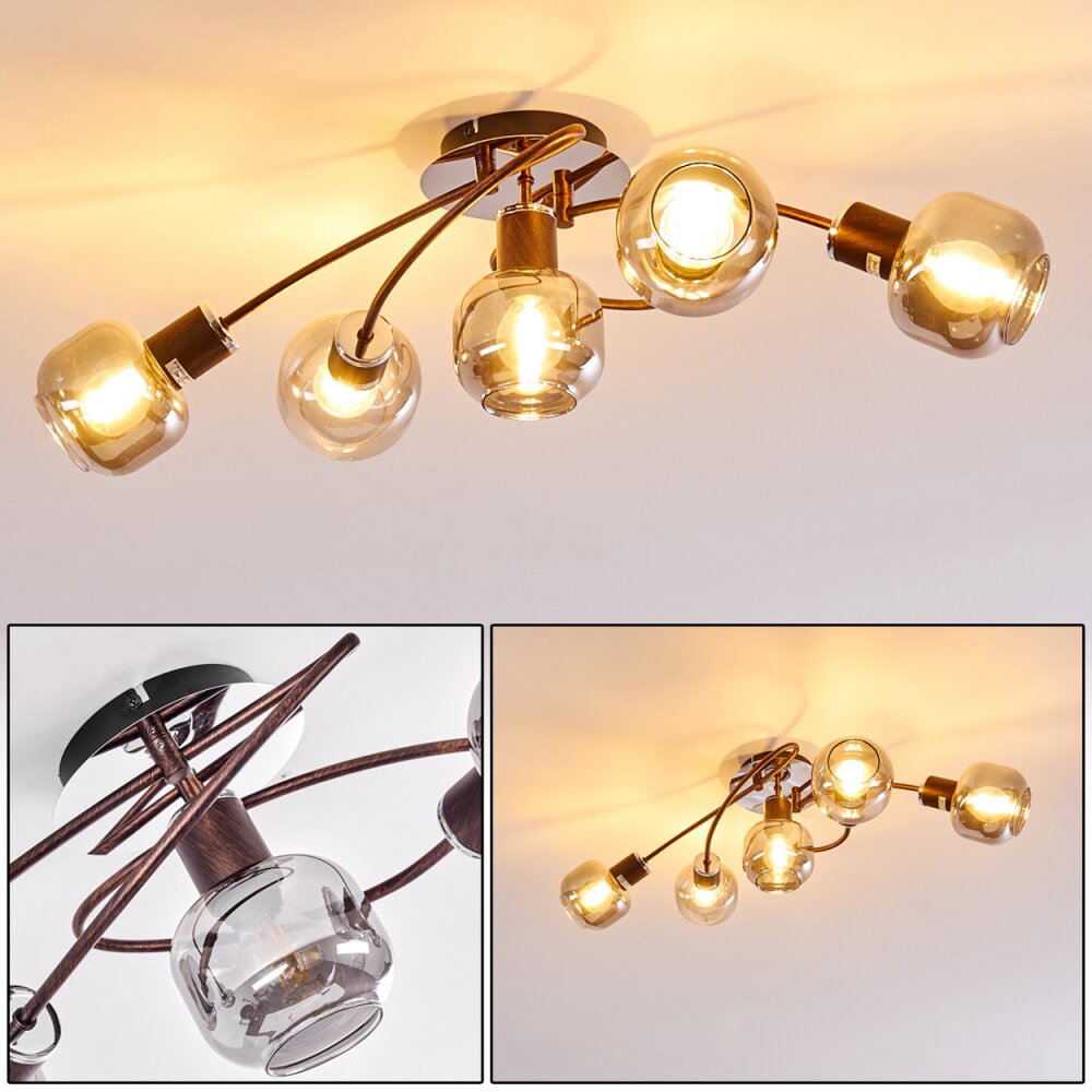 Arconciel Taklampa Brun, 5-ljuskällor main product photo