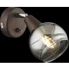 Globo Isla Vägglampa, Väggspotlight LED Brons, 1-ljuskällor