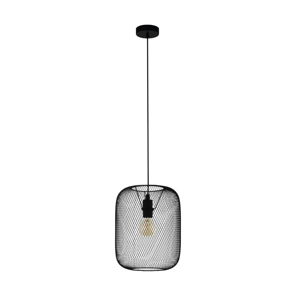 Eglo WRINGTON Pendellampa Svart, 1-ljuskällor main product photo