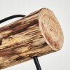 Gondo Bordslampa Trä ljus, Svart, 1-ljuskällor