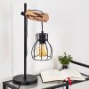 Gondo Bordslampa Trä ljus, Svart, 1-ljuskällor