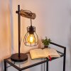 Gondo Bordslampa Trä ljus, Svart, 1-ljuskällor