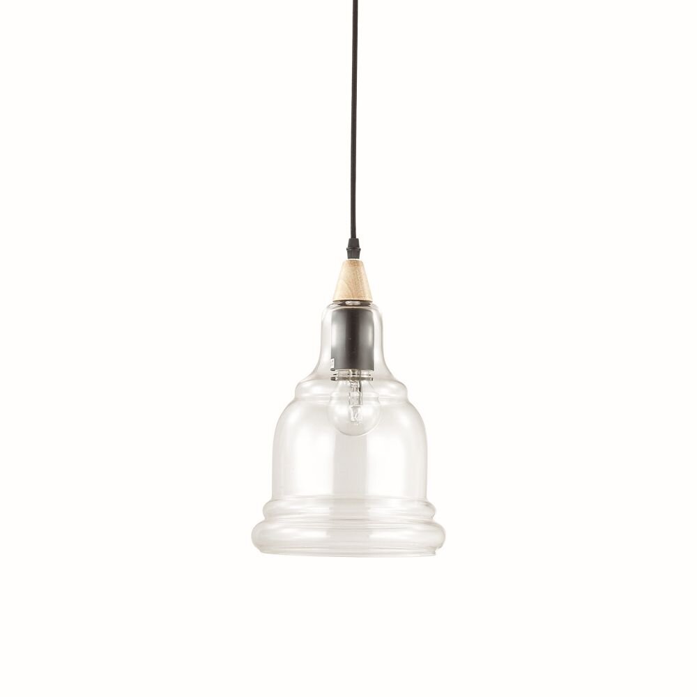 Ideallux GRETEL Pendelbelysning Brun, Svart, 1-ljuskällor main product photo