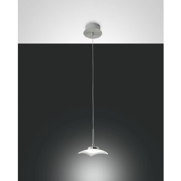 Fabas Luce Desus Pendelbelysning LED Nickel matt, 1-ljuskällor