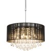 Globo Bagana Pendellampa LED Krom, 12-ljuskällor