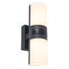 Lutec Lampor CYRA vägglampa utomhus, Vägglampa LED Antracit, 1-ljuskällor, Rörelsedetektor