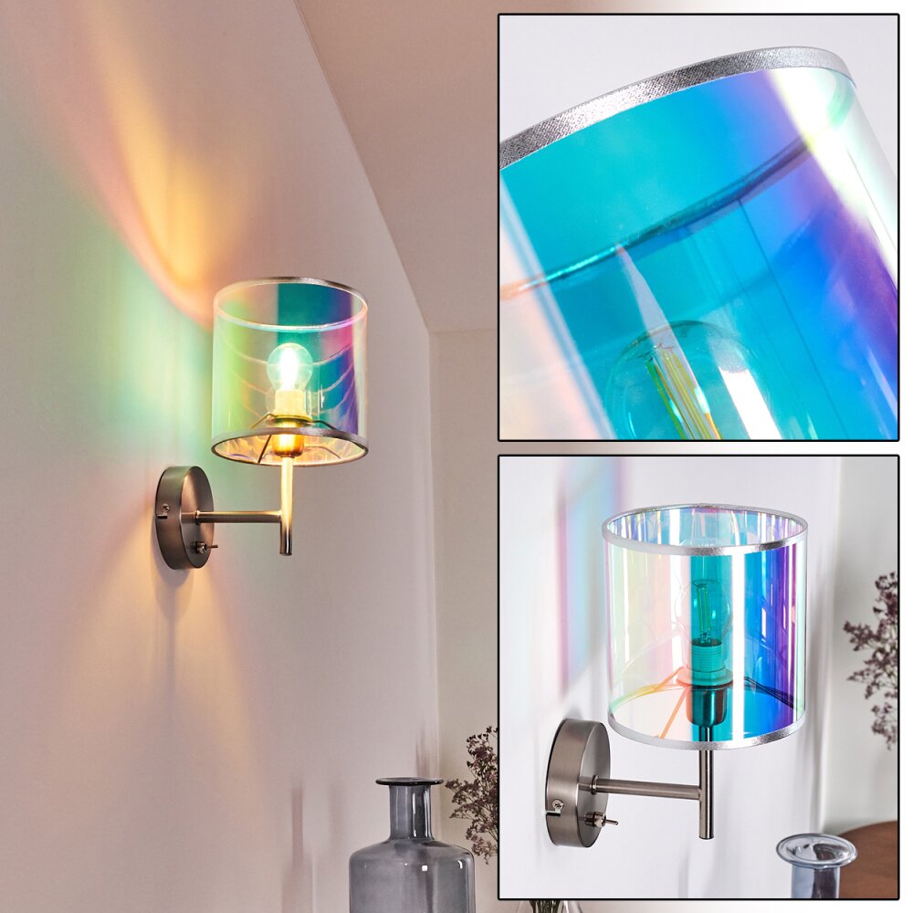 Kaunas Vägglampa Nickel matt, 1-ljuskällor main product photo