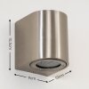 Mora vägglampa utomhus, Vägglampa LED Färg i rostfritt stål, 2-ljuskällor