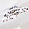 Volonne Taklampa LED Färg i rostfritt stål, Silver, 3-ljuskällor