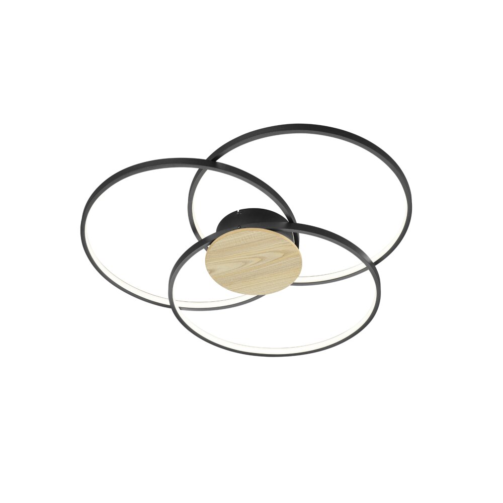 Trio Lampor Sedona Taklampa LED Svart, 1-ljuskällor main product photo