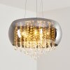 Ventspils Pendellampa Krom, 5-ljuskällor
