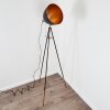 Sorsele Golvlampa Kopparfärg, Svart, 1-ljuskällor