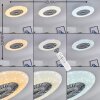 Petrovac Taklampa, Takfläkt med belysning LED Krom, Vit, 1-ljuskällor, Fjärrkontroll