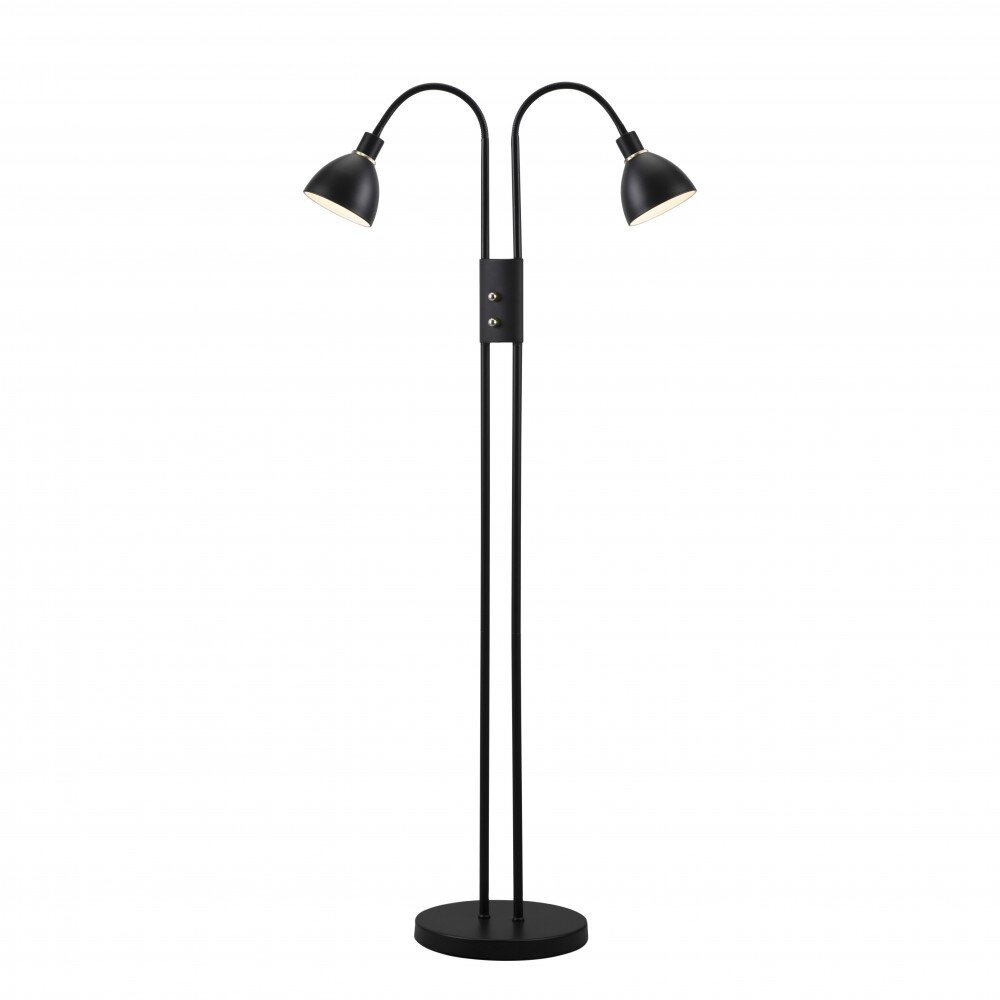 Nordlux RAY Golvlampa Svart, 2-ljuskällor main product photo