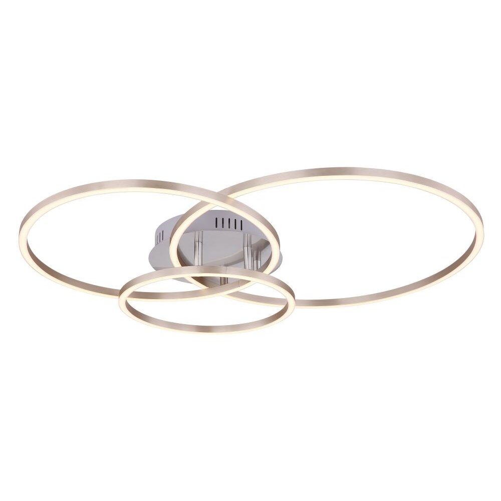 Globo MUNNI Taklampa LED Nickel matt, 1-ljuskällor main product photo