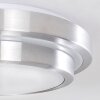 Mirabeau Taklampa LED Vit, 2-ljuskällor, Fjärrkontroll, Färgväxlare