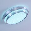 Mirabeau Taklampa LED Vit, 2-ljuskällor, Fjärrkontroll, Färgväxlare