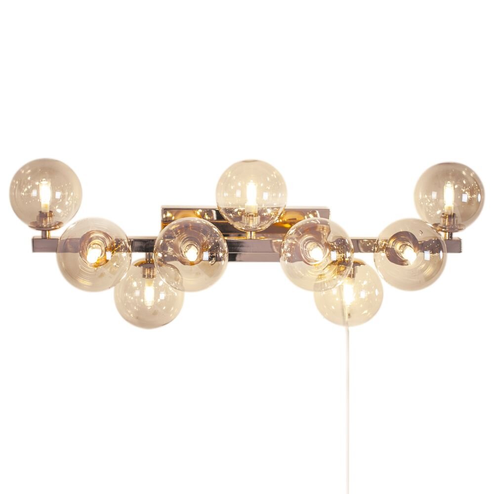 By Rydens Splendor Vägglampa Amber, Guld, 9-ljuskällor main product photo