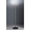Tecnolumen 23 Golvlampa, Golvlampa Nickel matt, Svart, 1-ljuskällor