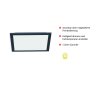 Leuchten Direkt FLAT Taklampa, Panel LED Svart, 1-ljuskällor, Fjärrkontroll