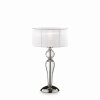 Ideallux DUCHESSA Bordslampa Krom, Genomskinlig, klar, 1-ljuskällor