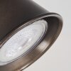Skodsbol Taklampa, Takstrålkastare Antracit, Trä ljus, 2-ljuskällor