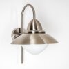 Gielas vägglampa utomhus, Vägglampa Färg i rostfritt stål, 1-ljuskällor