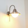 Gielas vägglampa utomhus, Vägglampa Färg i rostfritt stål, 1-ljuskällor