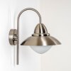 Gielas vägglampa utomhus, Vägglampa Färg i rostfritt stål, 1-ljuskällor