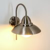 Gielas vägglampa utomhus, Vägglampa Färg i rostfritt stål, 1-ljuskällor