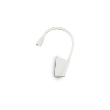 Ideallux GOOSE Vägglampa LED Vit, 1-ljuskällor Ideallux GOOSE Vägglampa LED Vit, 1-ljuskällor