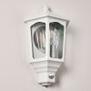 Brissago vägglampa utomhus, Vägglampa Vit, 1-ljuskällor, Rörelsedetektor