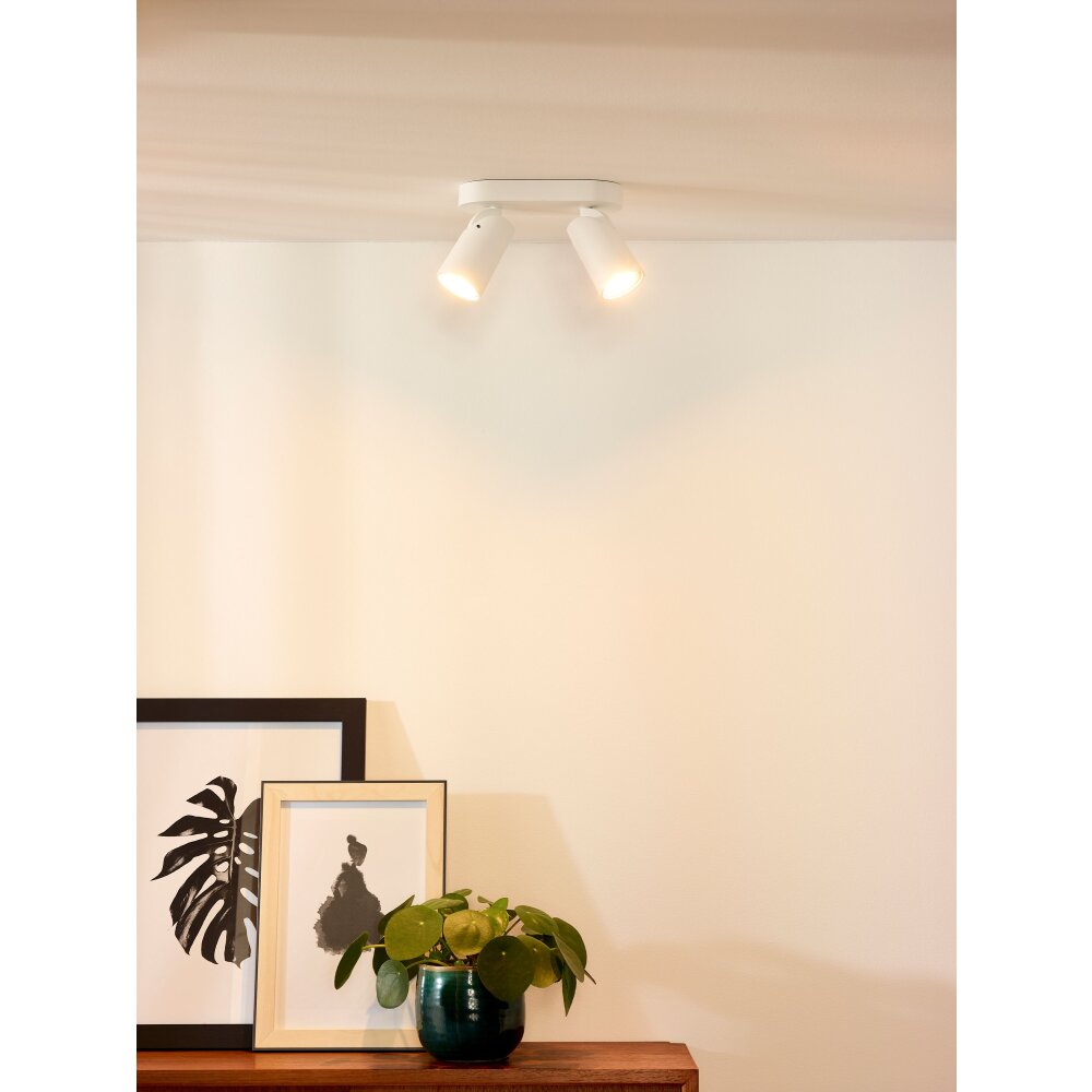 Lucide XYRUS Taklampa, Takstrålkastare LED Vit, 2-ljuskällor main product photo