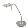 Trio Lampor BERGAMO Bordslampa LED Nickel matt, 1-ljuskällor