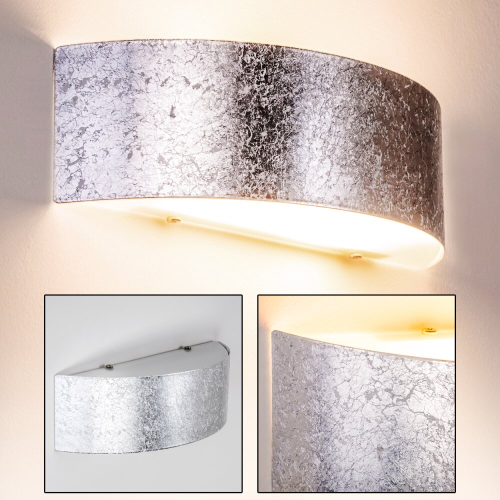 Lesina Up & Down Lampa, Vägglampa Silver, 2-ljuskällor main product photo