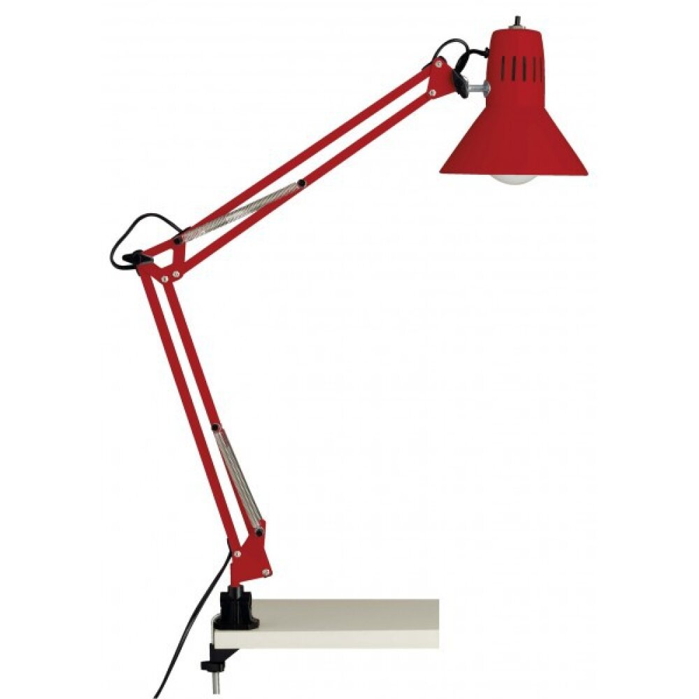 Brilliant Lampor Hobby Klämlampa, Skrivbordslampa, Bordslampa Röd, 1-ljuskällor main product photo