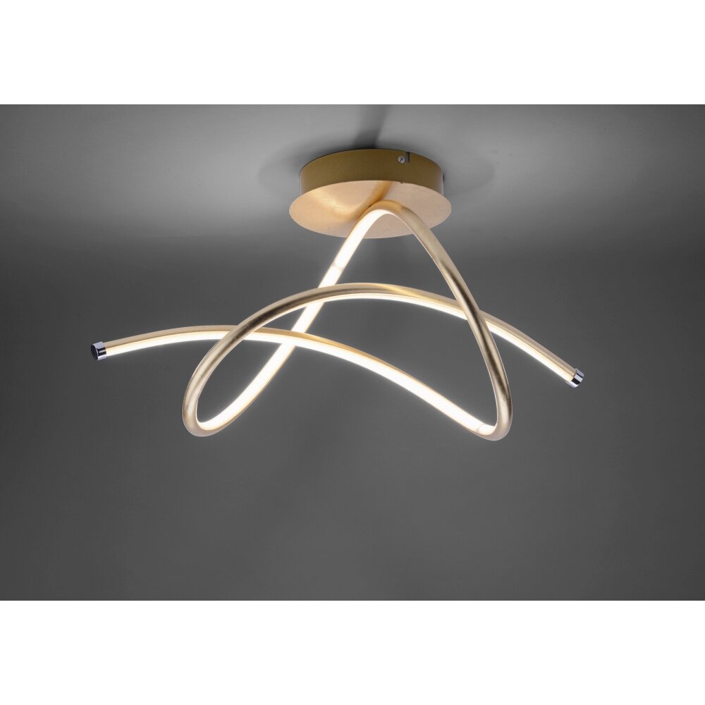 Leuchten Direkt VIOLETTA Taklampa LED Guld, 1-ljuskällor main product photo