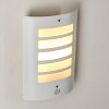 Alslev vägglampa utomhus, Vägglampa Vit, 1-ljuskällor, Rörelsedetektor