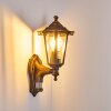 Loria vägglampa utomhus, Vägglampa Brunt, guld, 1-ljuskällor
