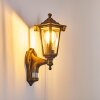 Loria vägglampa utomhus, Vägglampa Brunt, guld, 1-ljuskällor