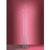 Leuchten Direkt Ls-WAVE Golvlampa, Golvlampa LED Färg i rostfritt stål, 3-ljuskällor, Fjärrkontroll, Färgväxlare