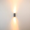 Boda vägglampa utomhus, Vägglampa Grått, 2-ljuskällor