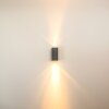 Boda vägglampa utomhus, Vägglampa Grått, 2-ljuskällor
