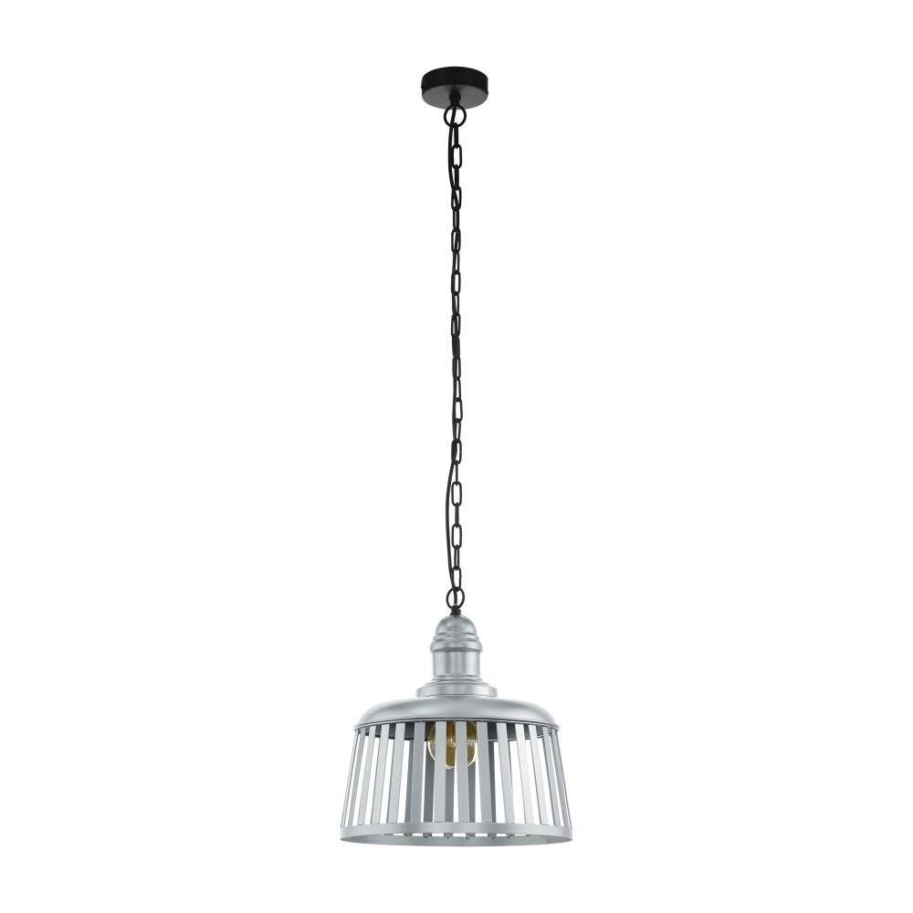 Eglo WRAXALL Pendellampa Svart, Silver, 1-ljuskällor main product photo