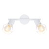 Globo XARA Taklampa, Takstrålkastare, Väggspotlight Vit, 2-ljuskällor Globo XARA Taklampa, Takstrålkastare, Väggspotlight Vit, 2-ljuskällor